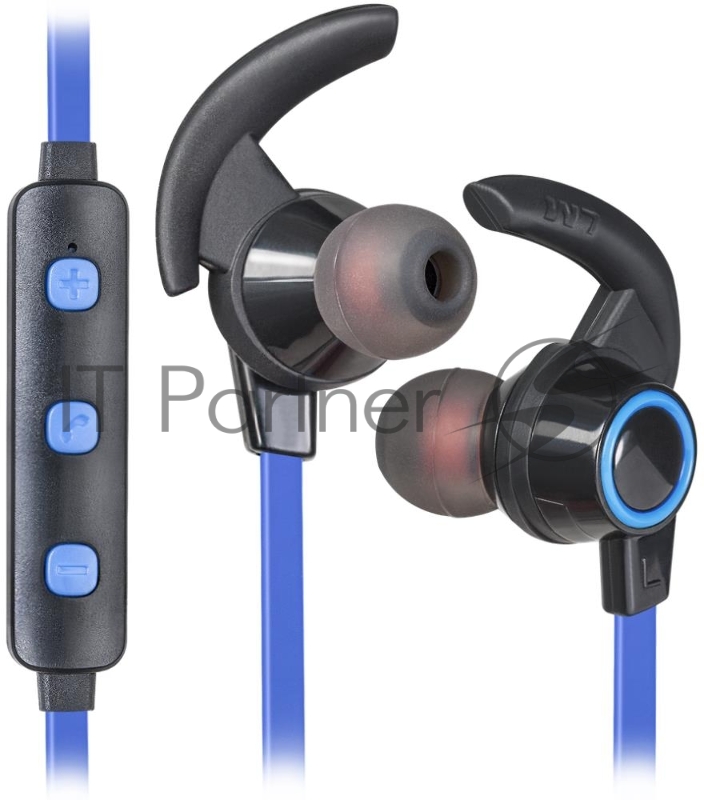 Наушники Defender OutFit B725 черный+синий, Bluetooth 63725