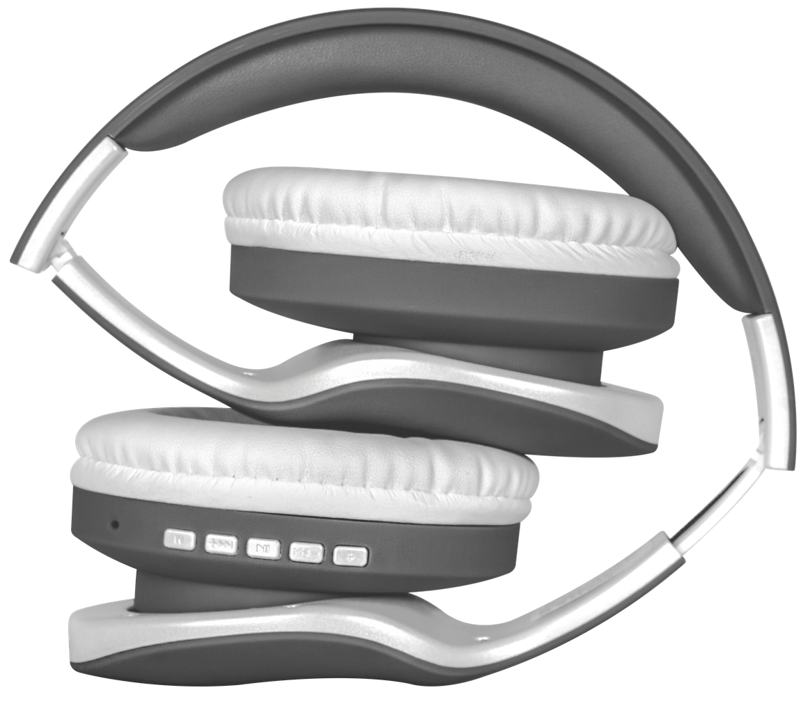 Наушники Defender FreeMotion B525 серый+белый, Bluetooth 63527