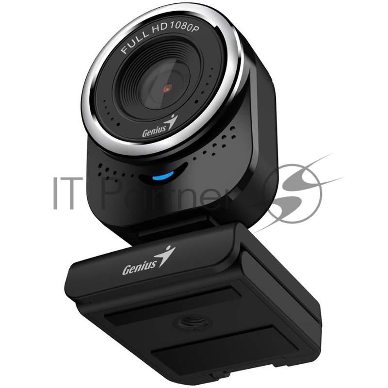 Web-камеры Genius QCam 6000 Black 1080p Full HD Mic, 360°, универсальное мониторное крепление, гнездо для штатива 32200002400