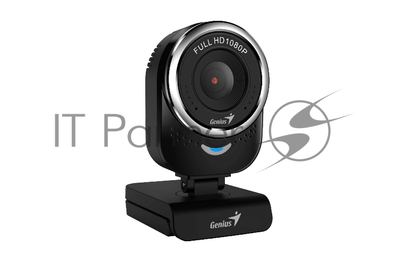 Web-камеры Genius QCam 6000 Black 1080p Full HD Mic, 360°, универсальное мониторное крепление, гнездо для штатива 32200002400