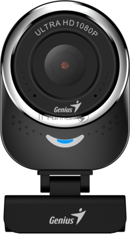 Web-камеры Genius QCam 6000 Black 1080p Full HD Mic, 360°, универсальное мониторное крепление, гнездо для штатива 32200002400