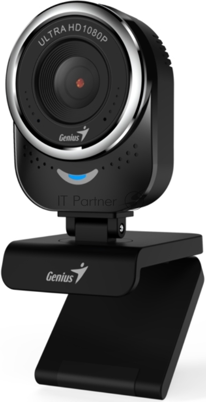 Web-камеры Genius QCam 6000 Black 1080p Full HD Mic, 360°, универсальное мониторное крепление, гнездо для штатива 32200002400