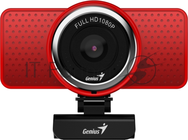 Web-камеры Genius ECam 8000 Red 1080p Full HD Mic, 360° 32200001401