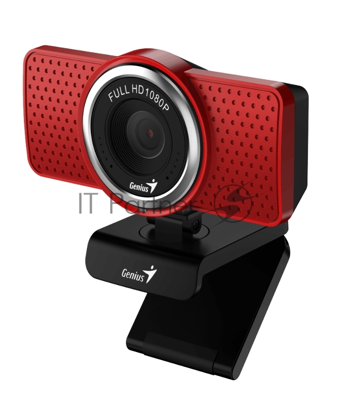 Web-камеры Genius ECam 8000 Red 1080p Full HD Mic, 360° 32200001401