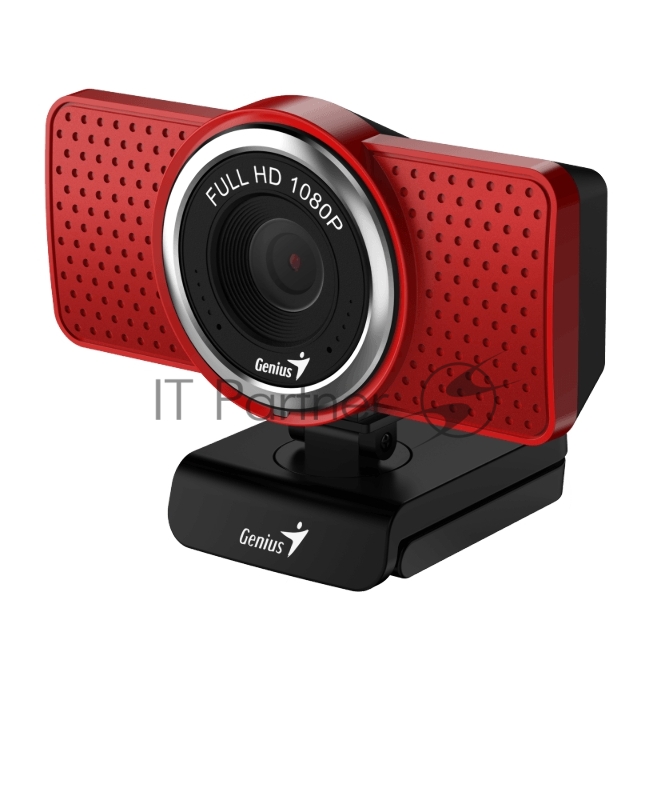 Web-камеры Genius ECam 8000 Red 1080p Full HD Mic, 360° 32200001401