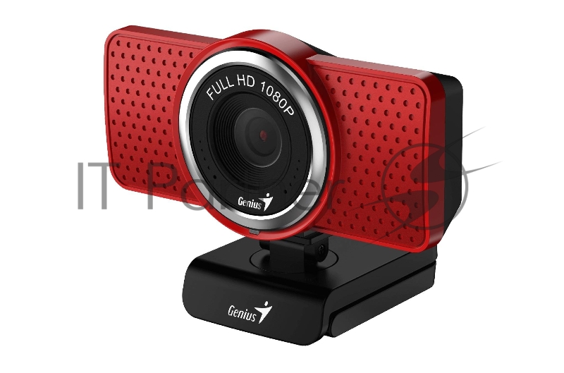 Web-камеры Genius ECam 8000 Red 1080p Full HD Mic, 360° 32200001401