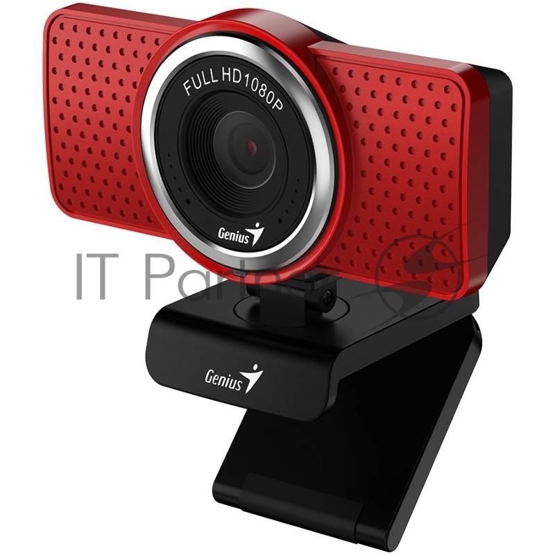 Web-камеры Genius ECam 8000 Red 1080p Full HD Mic, 360° 32200001401