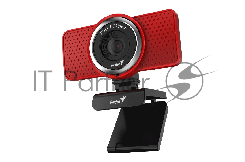 Web-камеры Genius ECam 8000 Red 1080p Full HD Mic, 360° 32200001401