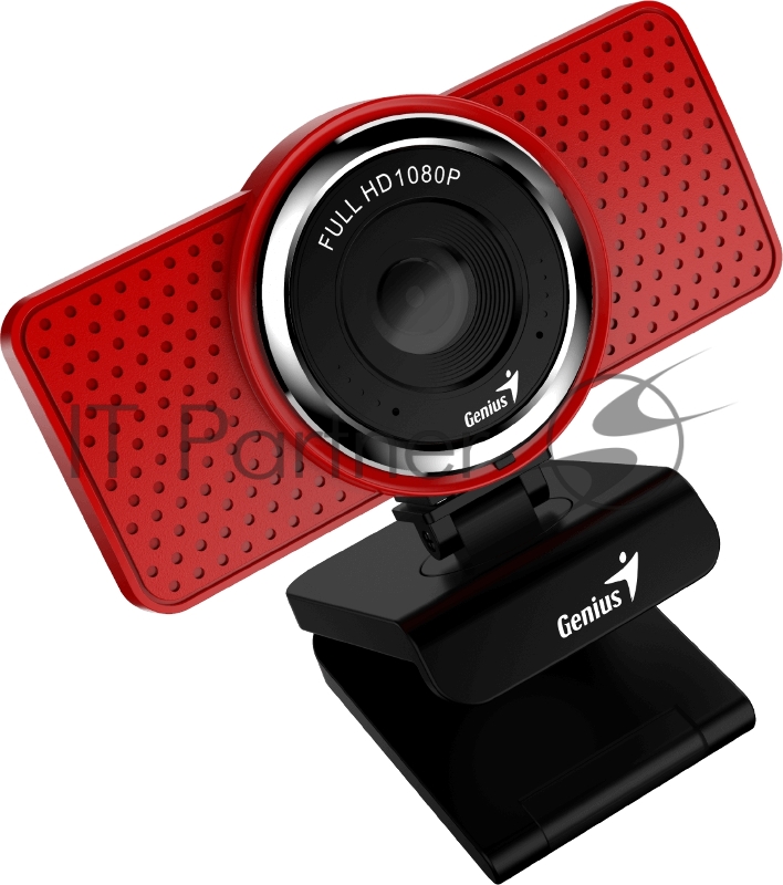 Web-камеры Genius ECam 8000 Red 1080p Full HD Mic, 360° 32200001401