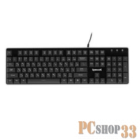 Клавиатура Redragon Dyaus RU Black 75076 {Проводная игровая клавиатура, 7 цветов подсветки}
