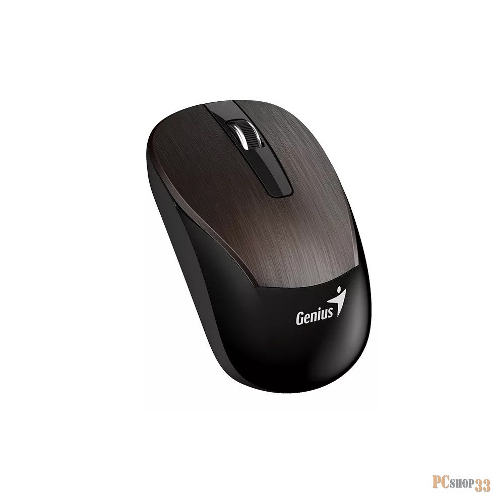 Мышь Genius ECO-8015 Chocolate, 2.4Ghz, датчик Blue Eye, 800-1600 dpi 31030005404