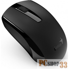 Мышь Genius ECO-8100 Black, 2.4Ghz, датчик Blue Eye, 800-1600 dpi 31030004400