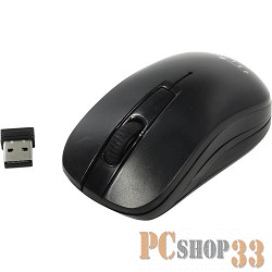 Мышь Oklick 445MW черный оптическая (1200dpi) беспроводная USB (3but) 945817