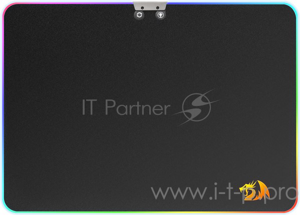 Коврики Redragon Aurora 75086 Игровой коврик, подсветка, 350x250x3.6, металл