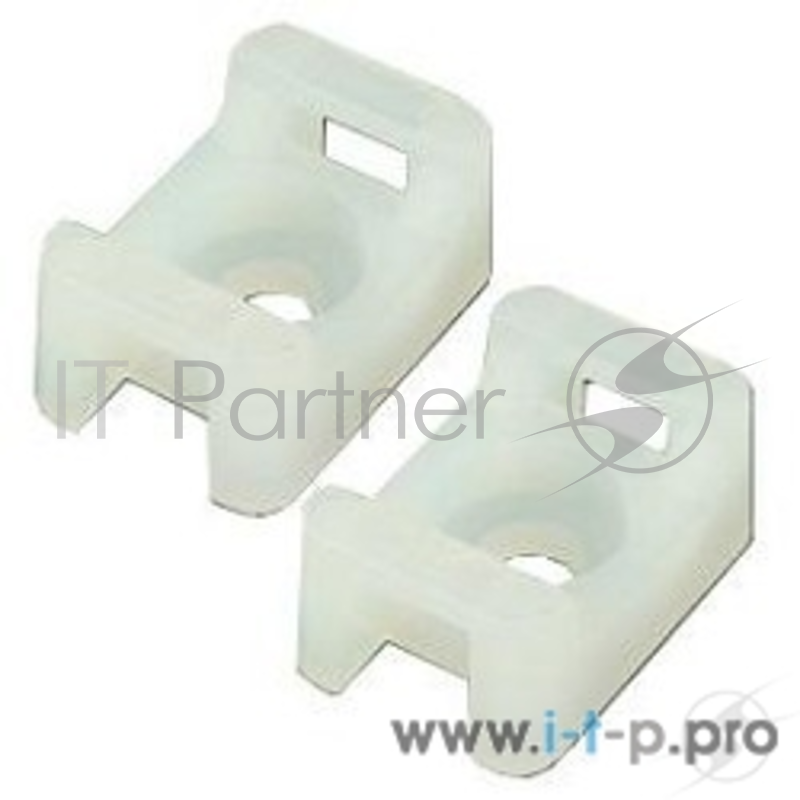 Монтажное оборудование Hyperline TM-3S25C Площадка под винт 21.9x15.9мм (д. 6.4мм) для стяжки (100 шт)