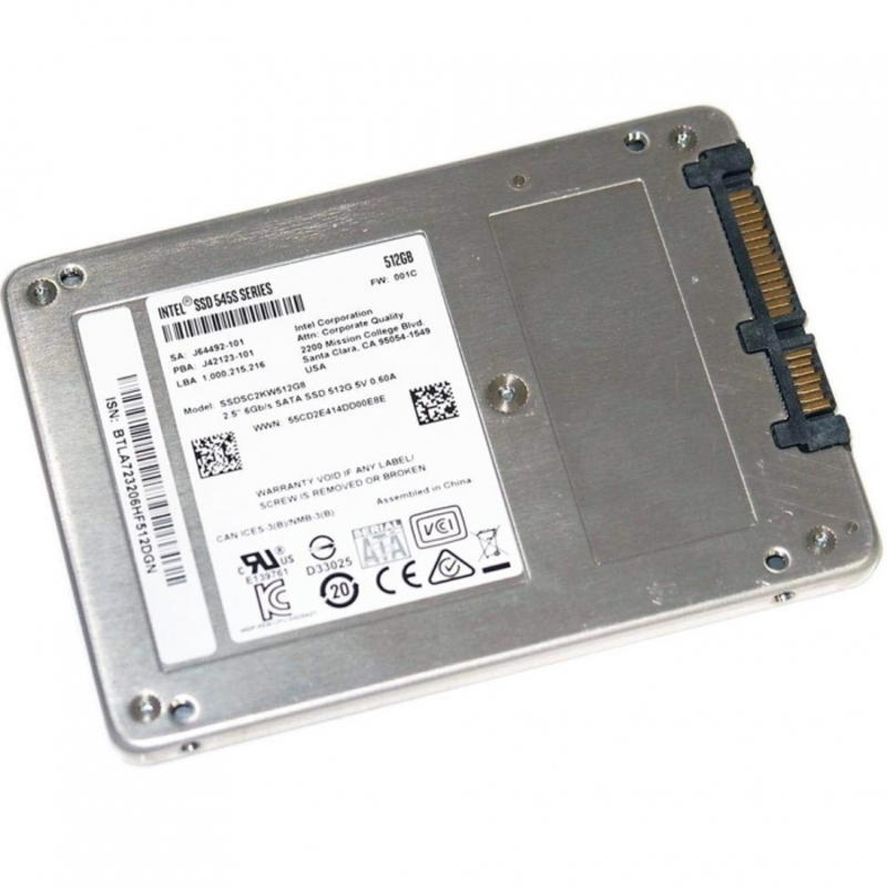 накопитель Intel SSD 512Gb 545s серия SSDSC2KW512G8X1 {SATA3.0}