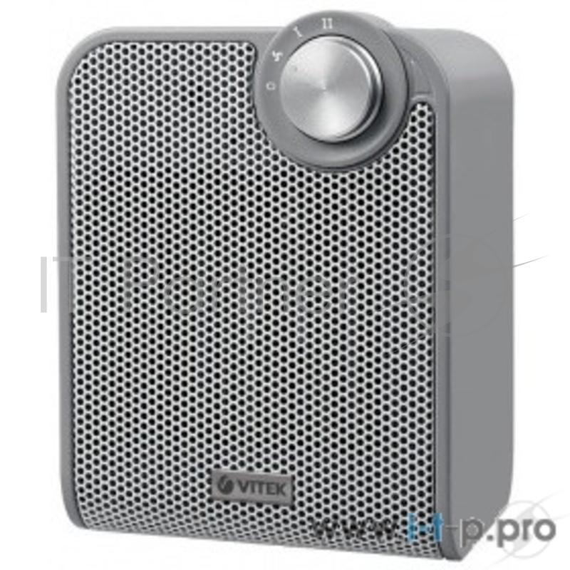 Обогреватели Тепловентилятор VITEK VT-1753(GY) Мощность обогрева 750/1500 вт.20 кв.м