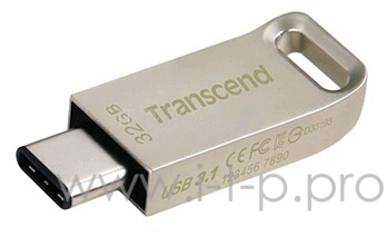 Носитель информации Transcend USB Drive 64Gb JetFlash 850 TS64GJF850S {USB 3.0/3.1 + Type-C}