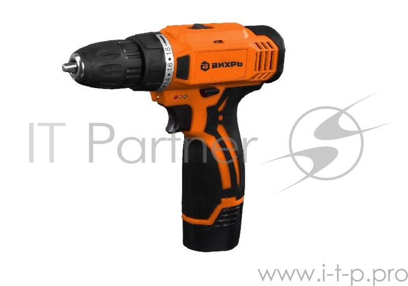 Дрель, Шуруповерт ВИХРЬ ДА-12Л-2 Дрель-шуруповерт аккумуляторная 72/14/14