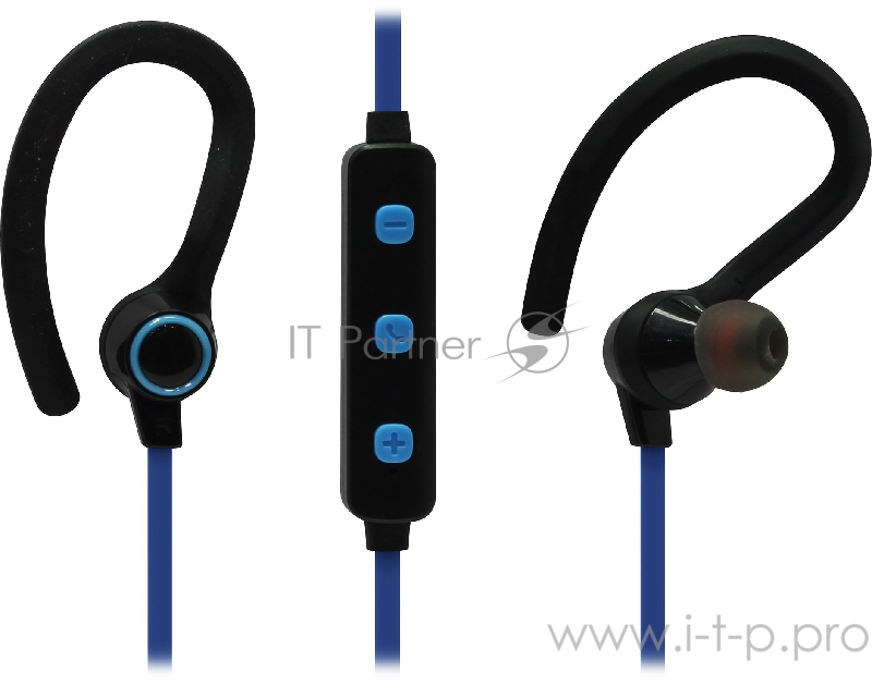 Наушники Defender OutFit B720 черный+синий, Bluetooth 63720