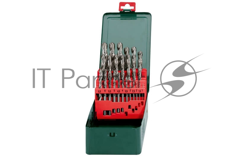 Буры,сверла,долото Metabo Набор HSS-G 25 свёрел (1-13мм) в мет.кор 627154000