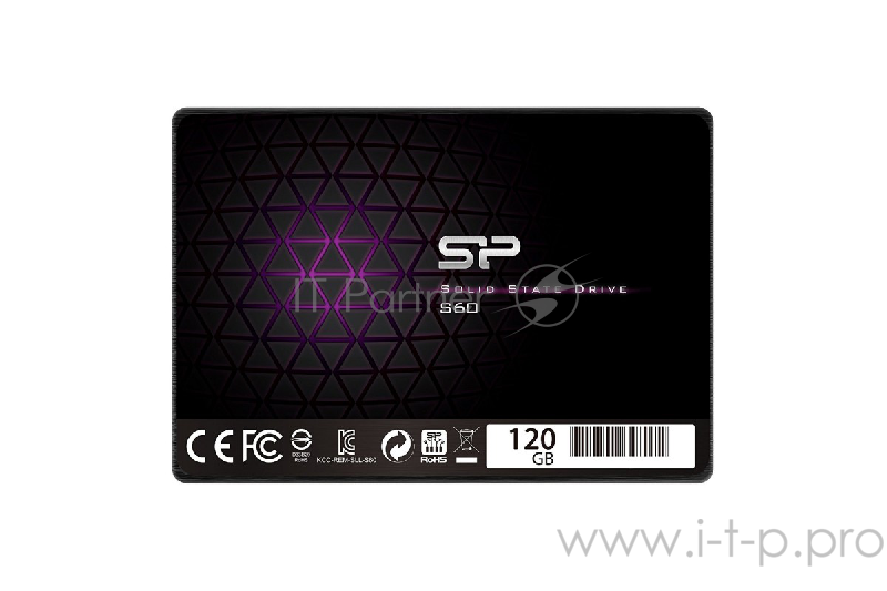 накопитель Silicon Power SSD 120Gb S60 SP120GBSS3S60S25 {SATA3.0, 7mm}