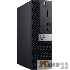 Компьютер Dell OptiPlex 5060 SFF 5060-1134 (Core i7 8700-3.60ГГц, 8ГБ, 256ГБ SSD, UHDG, DVDRW, LAN, W10 Pro) + клавиатура + мышь