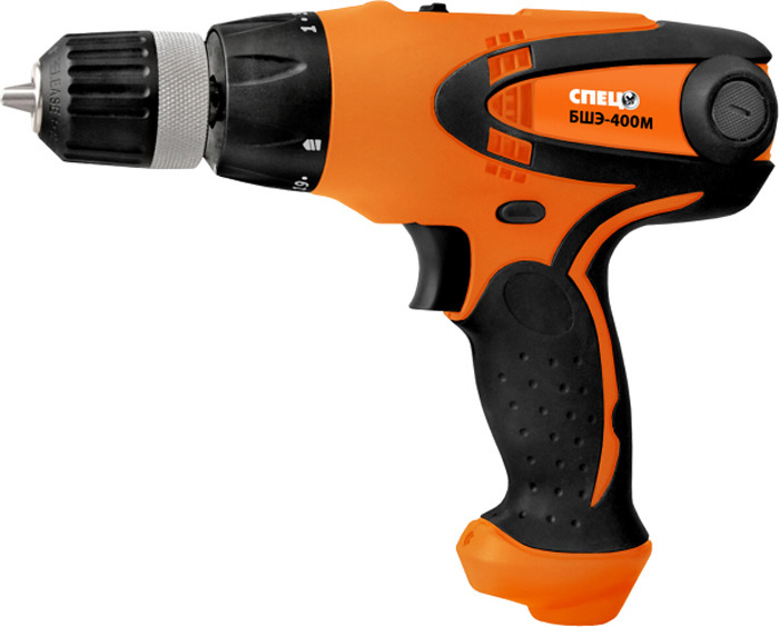 Дрель, Шуруповерт СПЕЦ БШЭ-400М Безударная дрель-шуруповерт { 220 В, 1800 об/мин }
