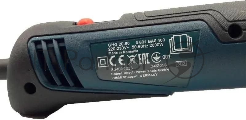 Технический фен Bosch GHG 20-60 Professional 06012A6400 (2000Вт, 50-630град.)