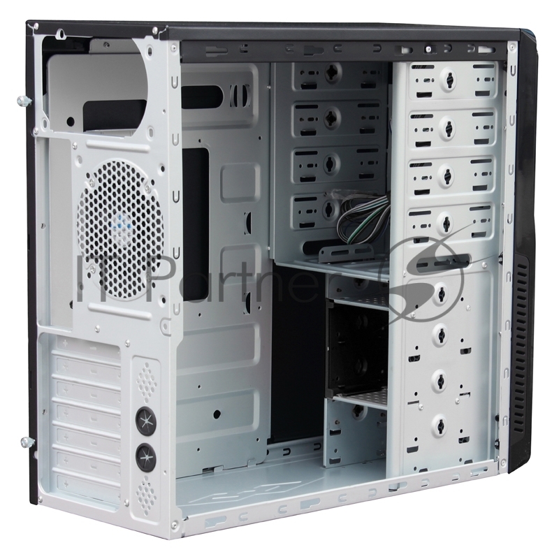 Корпус Miditower Powerman BA-833BK, ATX, черный (600Вт)