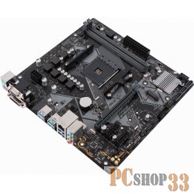 Мат. плата SocketAM4 ASUS PRIME B450M-K (AMD B450, 2xDDR4, M.2, SATA III, RAID, PCI-E, D-Sub, DVI, 1Гбит LAN, USB3.1, mATX)
