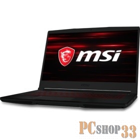 Ноутбук MSI GF63 8RC-045RU (Core i7 8750H-2.20ГГц, 8ГБ, 128ГБ+1ТБ, GFGTX1050, LAN, WiFi, BT, WebCam, 15.6 1920x1080, W10 H), черный
