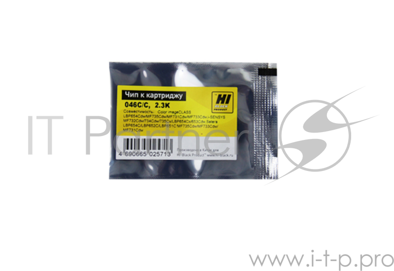 Чип Hi-Black к картриджу Canon i-SENSYS LBP-650/MF730 (CRG 046) C, 2,3K