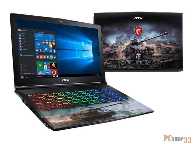 Ноутбук MSI GP62M 7REX-2092XRU WOT Edition 9S7-16J9E2-2092 black 15.6