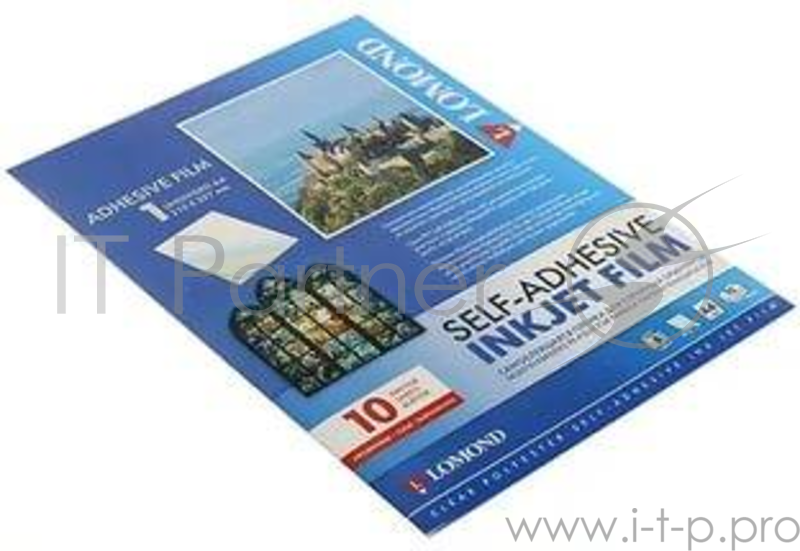 Бумага 1708411 LOMOND Самоклеящаяся прозрачная пленка для струйной печати А4, 10л