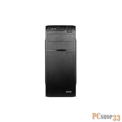 Корпус MidiTower DELUX DLC-DW600 600W (черный) ATX 2.03 {air duct, tac 1.1}