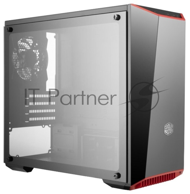 Корпус Cooler Master MasterBox 3 Lite 3.1 MCW-L3S3-KGNN-00 miniTower, USB 3.0 x 1, USB 2.0 x 1, 1x120Fan, Black, Customizable Trim, Tempered Glass, mATX, w/o PSU