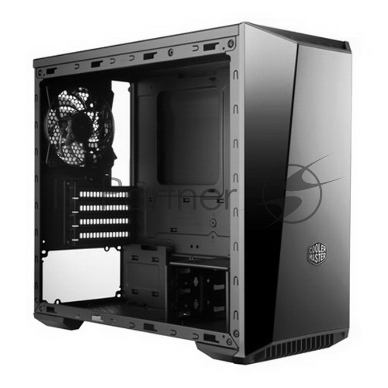 Корпус Cooler Master MasterBox 3 Lite 3.1 MCW-L3S3-KGNN-00 miniTower, USB 3.0 x 1, USB 2.0 x 1, 1x120Fan, Black, Customizable Trim, Tempered Glass, mATX, w/o PSU