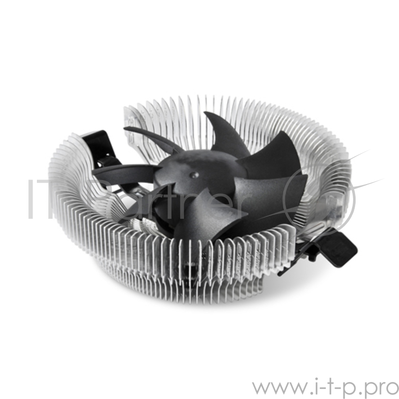 вентилятор CROWN Кулер для процессора CM-80 (Для Intel и AMD, TDP до 65 Ватт,Низкая посадка радиатора , Гидродинамическии подшипник, Размер: 115*103*42 мм)