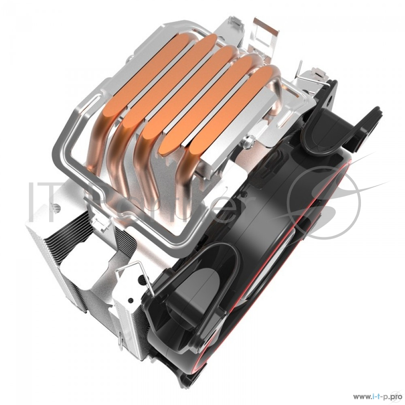 Вентиляторы GameMax Gamma 500 Red Кулер универсальный, Intel/AMD TDP 187W CPU