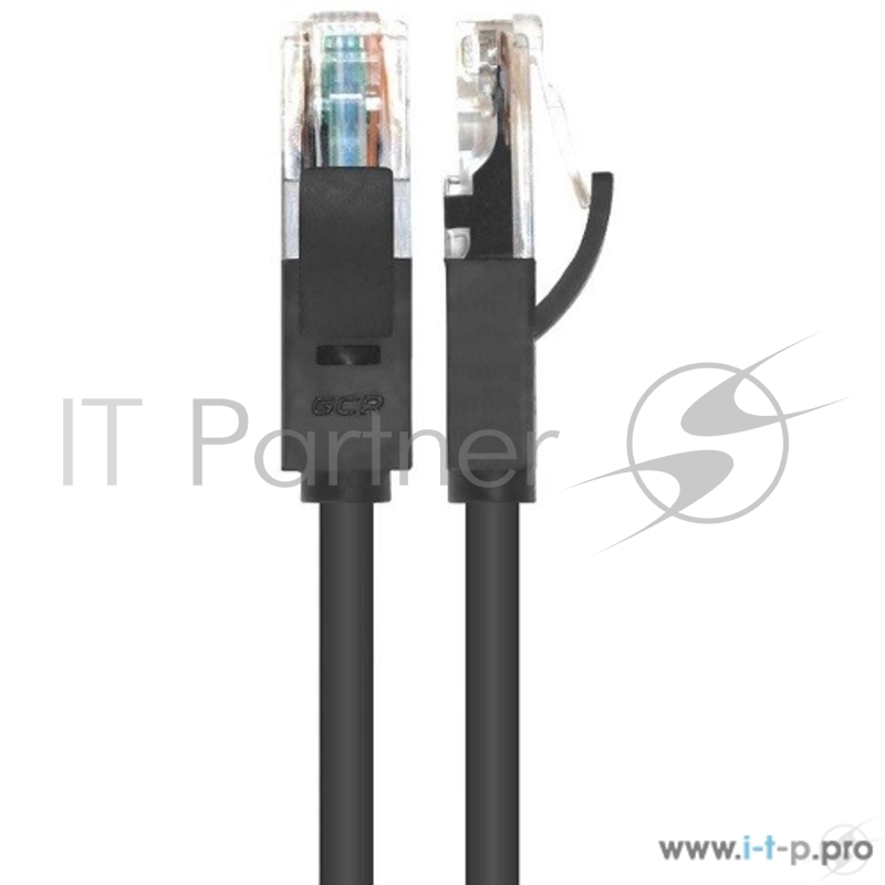 Патч-корд Greenconnect Патч-корд PROF прямой 0.3m, FTP медь кат.6, черный, позолоченные контакты и коннектор, 24 AWG, Deluxe , ethernet high speed 10 Гбит/с, RJ45, T568B(GCR-LNCG626-0.3m)