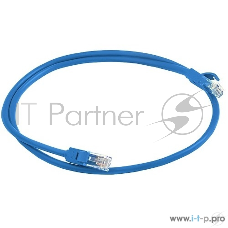 Патч-корд Greenconnect Патч-корд PROF прямой 5.0m, UTP медь кат.6, синий, позолоченные контакты, 24 AWG, ethernet high speed 10 Гбит/с, RJ45, T568B(GCR-LNC611-5.0m)