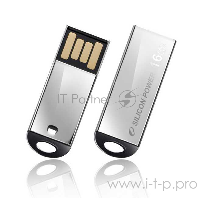 Носитель информации Silicon Power USB Drive 16Gb Touch 830 SP016GBUF2830V1S {USB2.0, Silver}