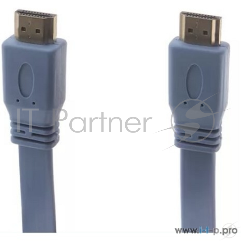 Кабель Greenconnect Кабель 1.5m HDMI версия 1.4, плоский, (GCR-50770)