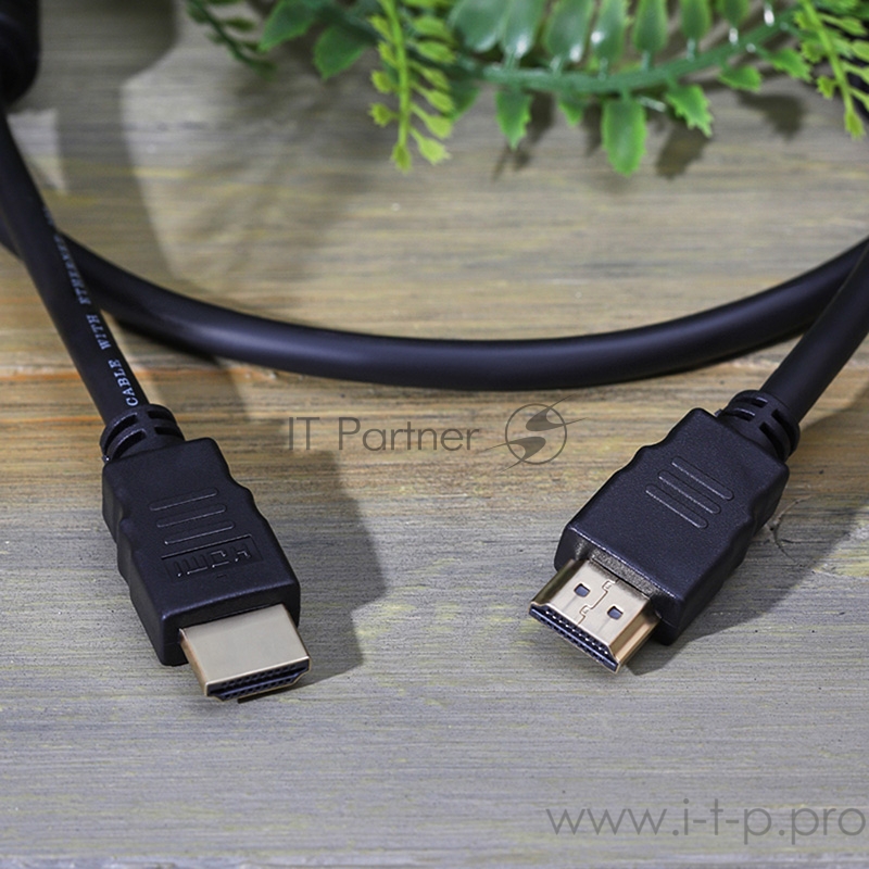 Кабель Proconnect (17-6202-6) Шнур HDMI - HDMI gold 1М с фильтрами (PE bag)