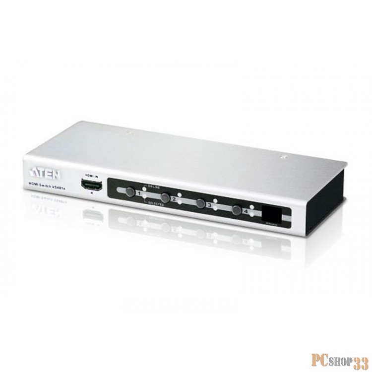 Переключатель ATEN VS481A-AT-G I/O VIDEO SWITCH 4PORT VS481A-E