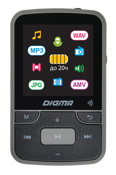 Плеер Плеер Hi-Fi Flash Digma Z4 BT 16Gb черный/1.5