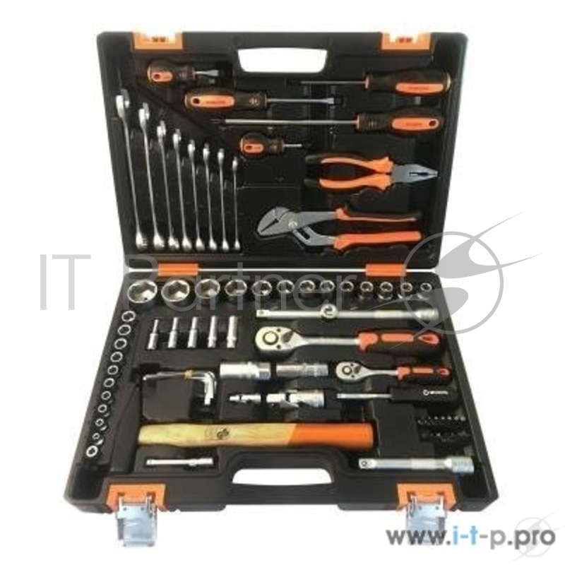 Наборы инструмента ВИХРЬ Набор инструментов 73/6/7/4 { 1/2 , 1/4 , CrV, пластиковый кейс 76 предм }