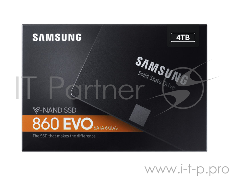 накопитель Samsung SSD 4Tb 860 EVO Series MZ-76E4T0BW {SATA3.0, 7mm, MGX V-NAND}