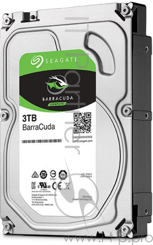Жесткий диск SATA 3TB 5400RPM 6GB/S 256MB ST3000DM007 SEAGATE, 3.5
